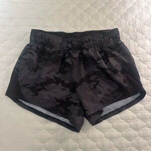 Athletic Works Black Camouflage Women's Athletic Shorts